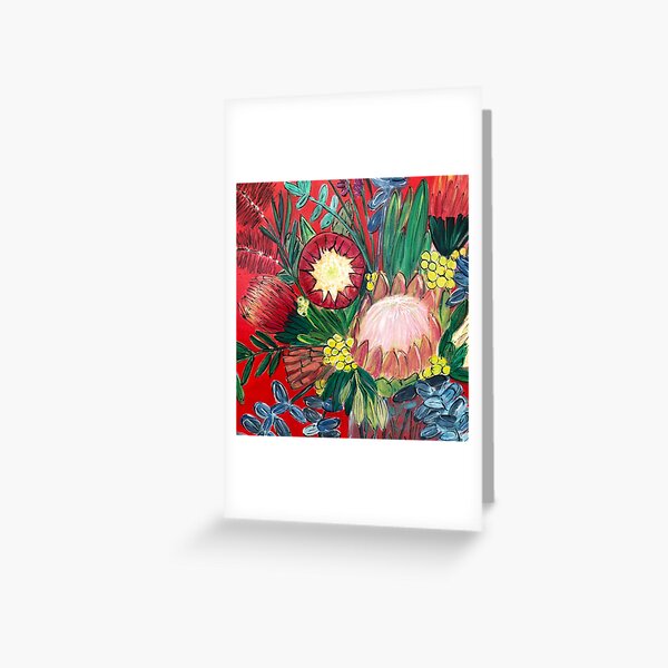 Red natives Greeting Card