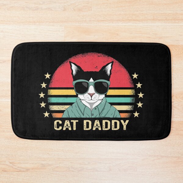 Item preview, Cat Daddy Retro Stylish Cat designed and sold by Parkerzz.