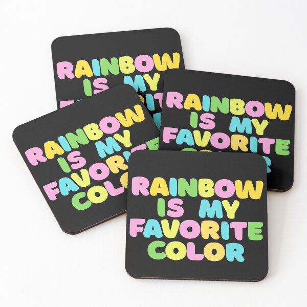 Item preview, Copy of My favorite color is rainbow, rainbow is my favorite color, colorful heart designed and sold by Click-Like.