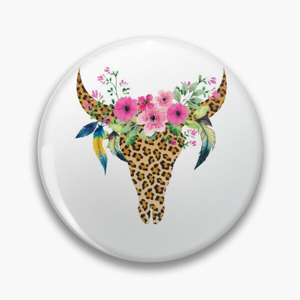 Item preview, Cute BOHO Cow leopard for Women - BOHO Cow Bull Skull Leopard Gift For Cattle Lover designed and sold by Titmit.