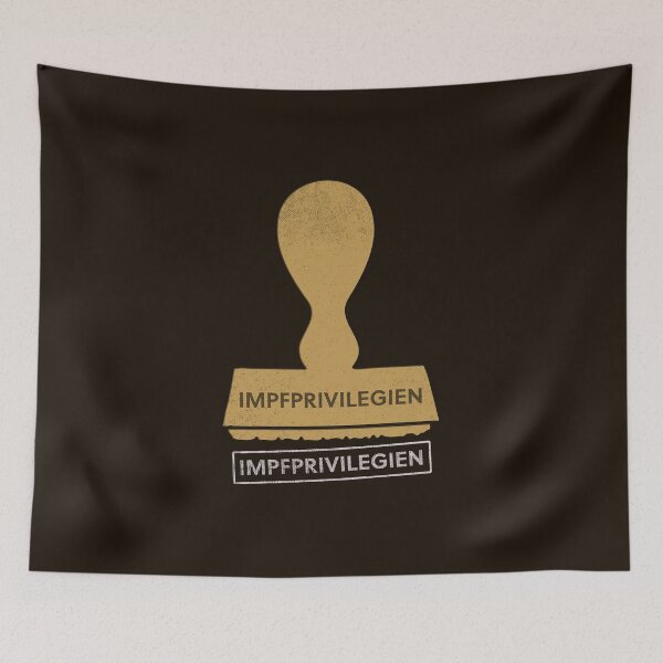 Item preview, Vaccination Privileges Stamp designed and sold by wunderfamily.