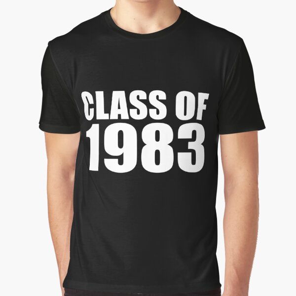 Class of 83 1983 Graduation High School Reunion Vintage T-Shirt