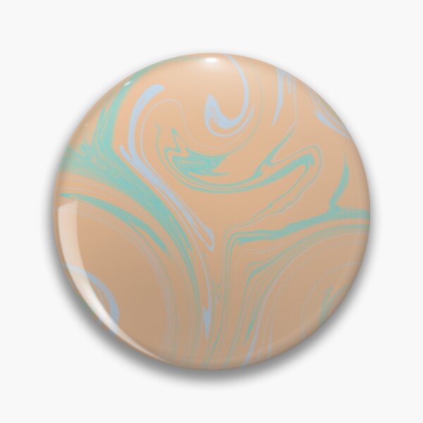 Item preview, Aesthetic Pastel Marbling, Abstract #1: Dessert Swirls (Orange Sherbet) designed and sold by Cosmic-Ferret.