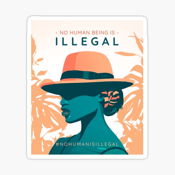 No Human Being Is Sticker