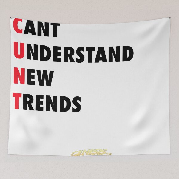 Item preview, Genesis streetwear Cant understand new trends  designed and sold by Retromegahero83.