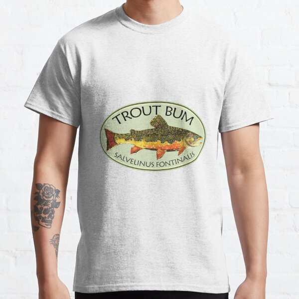 New Fly Fishing Brook Trout Dry Fly Tying Fisherman T-Shirt boys animal  print shirt funny t shirts heavy weight t shirts for men - AliExpress