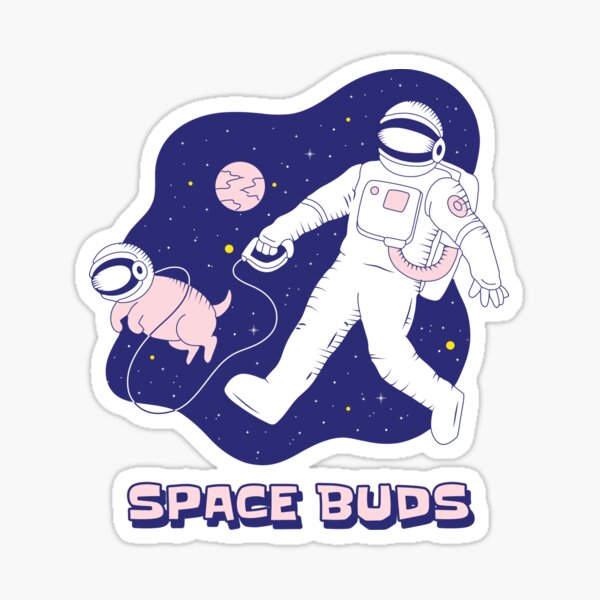 Space Buds Sticker