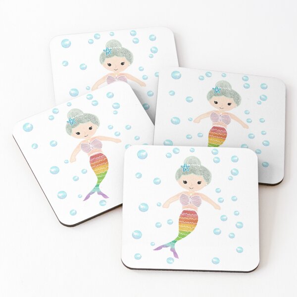 Item preview, Nanna Rainbow Mermaid designed and sold by Crafted-Pear.