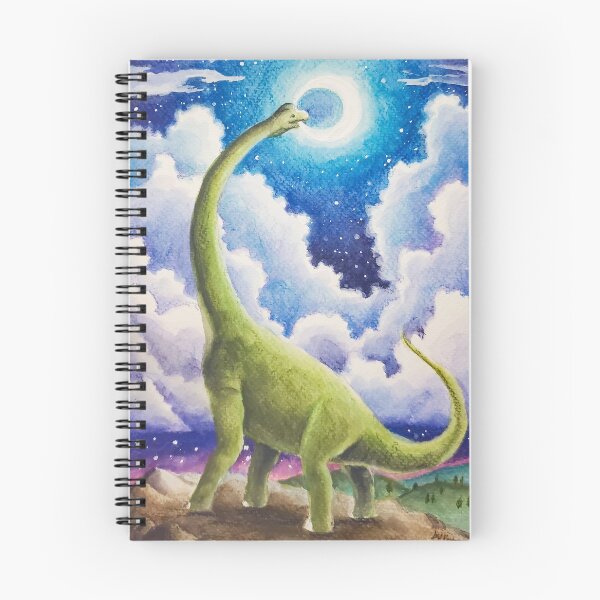 Item preview, Dinosaur Nibbling the Crescent Moon designed and sold by JurassicParkans.