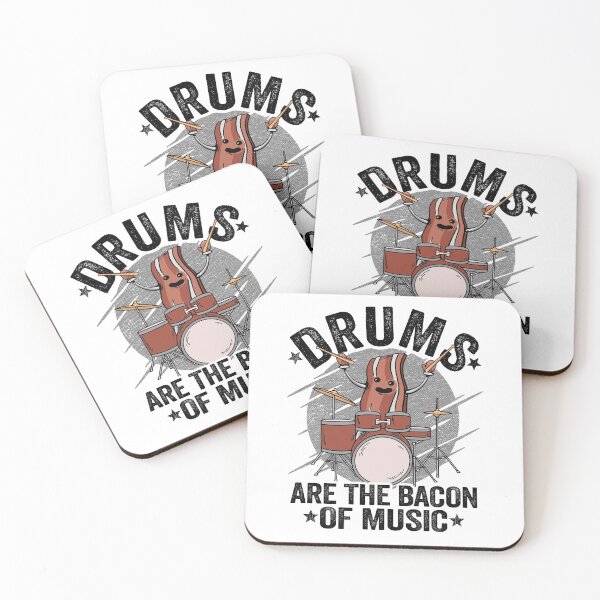 Item preview, Drums Are The Bacon Of Music Funny Drummer Bacon Gift designed and sold by Stronzi.