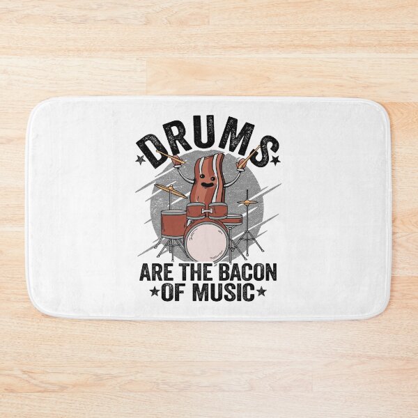 Item preview, Drums Are The Bacon Of Music Funny Drummer Bacon Gift designed and sold by Stronzi.