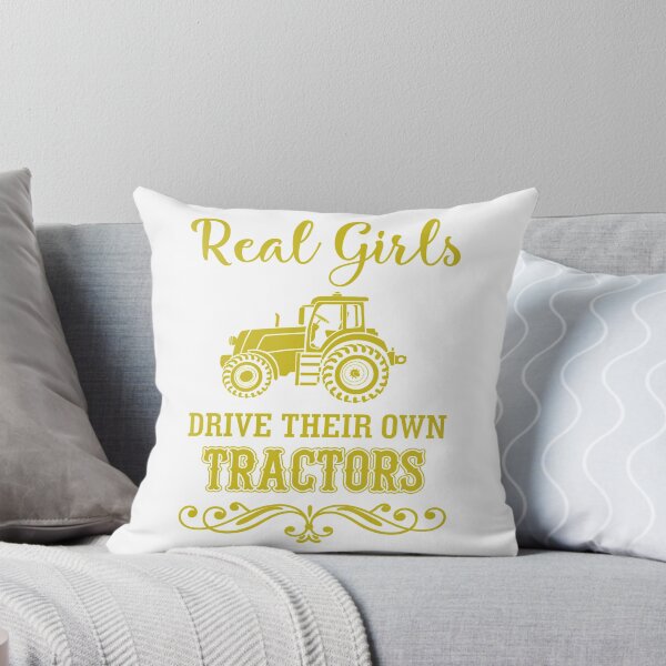 Item preview, Real girl drive their own tractors - Funny tractor awesome gift for men, women and kids designed and sold by Titmit.