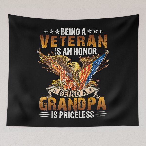 Item preview, Being a veteran is an honor being a grandpa is priceless designed and sold by GamarSobus.