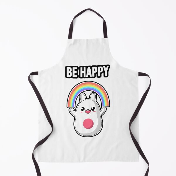 Item preview, Be Happy - rabbit with rainbow designed and sold by TopsellerShirts.
