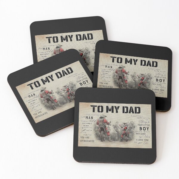 Item preview, To My Dad Motocross - Dad And Son Biker Love Dirt Bike designed and sold by MagicatcoArt.