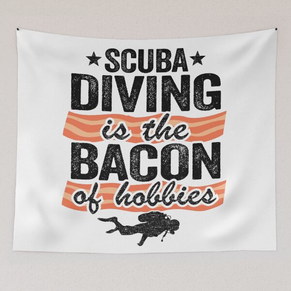Item preview, Scuba Diving Is The Bacon Of Hobbies Funny Diver Gift designed and sold by Stronzi.