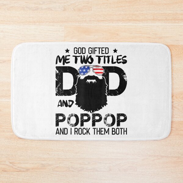 Item preview, God Gifted Two Titles Dad And Poppop Beards Father's Day designed and sold by GamarSobus.