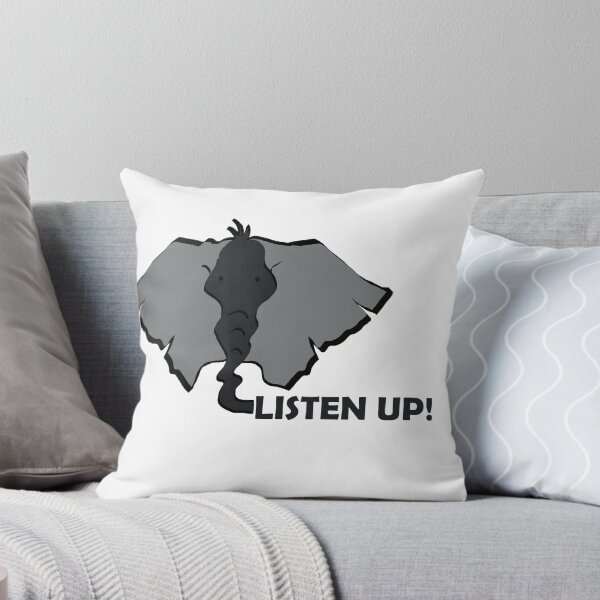 Item preview, Listen Up! (Grey) designed and sold by stevenestor.