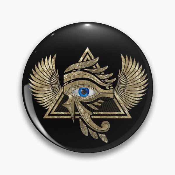 Item preview, Egyptian Eye of Horus - Wadjet Ornament designed and sold by k9printart.