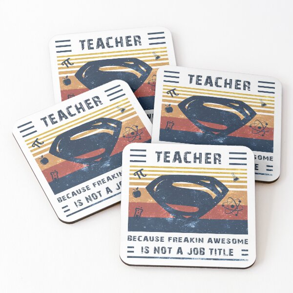 Item preview, Teacher, awesome is not a job title - Vintage Edition designed and sold by ZartyDesigns.