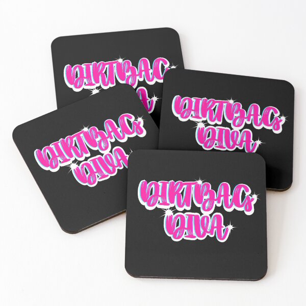 Item preview, Dirtbag Diva Holographic Sticker designed and sold by ReichBourne.