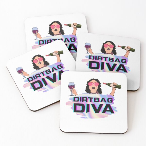 Item preview, Dirtbag Diva Holographic Sticker designed and sold by ReichBourne.