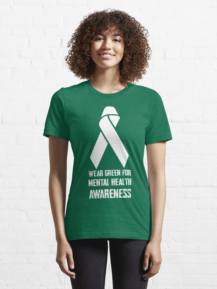 Kids Mental Health T Shirt Green Awareness Shirt Don't 