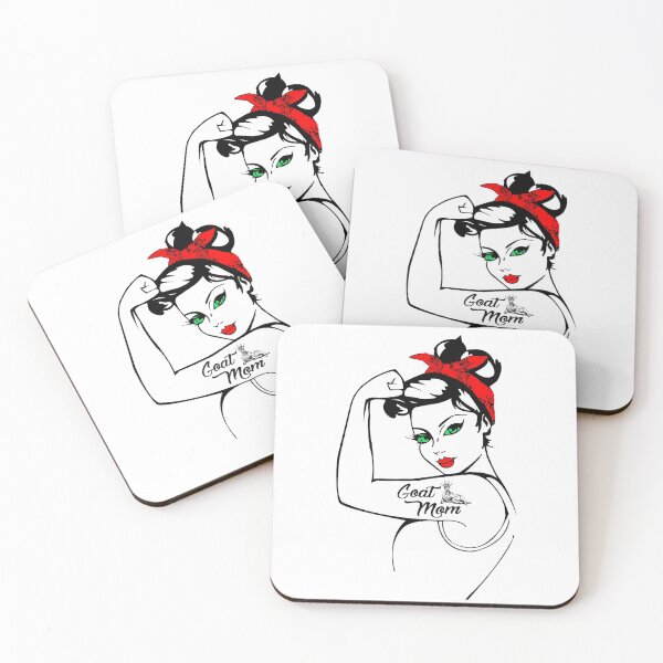 Item preview, Goat mom - Cute girl with red bandana. Awesome gift for Goats lovers designed and sold by Titmit.