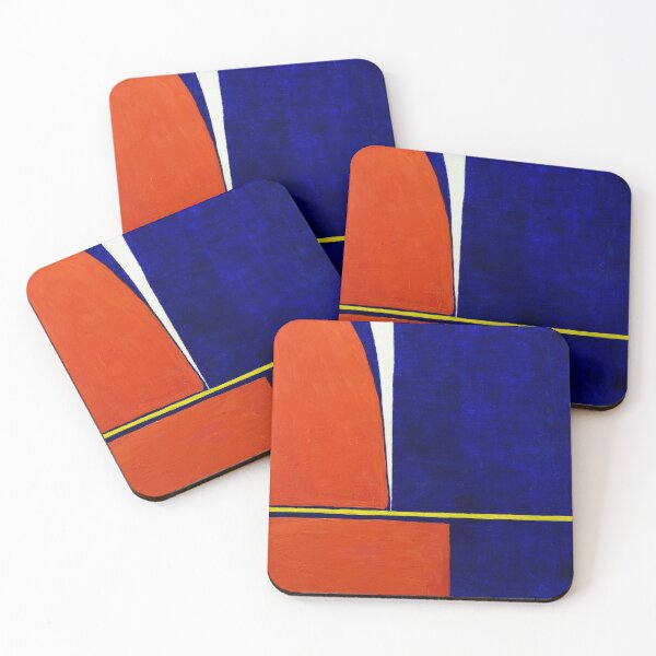 Item preview, Red and Blue Abstract Squares designed and sold by AdamStCyr.