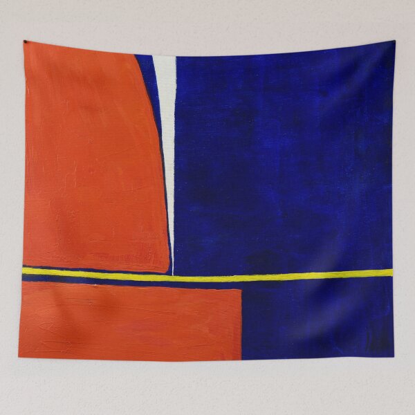 Item preview, Red and Blue Abstract Squares designed and sold by AdamStCyr.