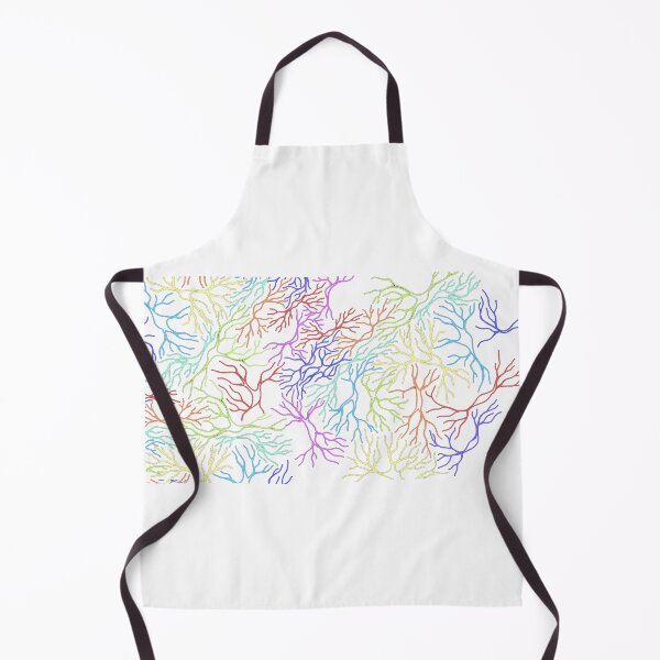 Item preview, Rainbow neurons on white background! (square) designed and sold by Itinlea.
