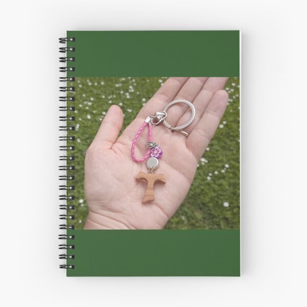 Item preview, tau cross hand natural background garden daisies designed and sold by fineartitalia.