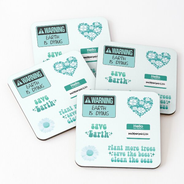 Item preview, Teal Save Earth Variety Pack designed and sold by everything4eva.