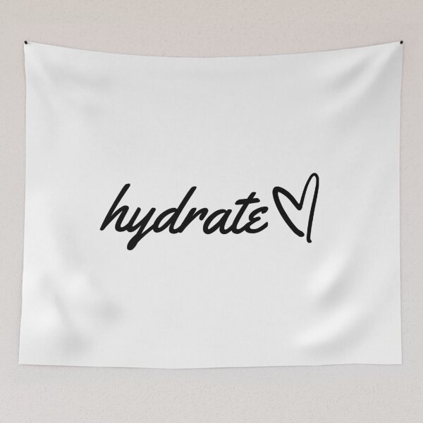 Item preview, hydrate, mental health matters designed and sold by Happy  Soul Store.