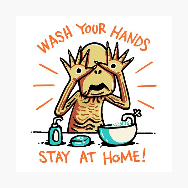 Item preview, Wash your hands and stay at home designed and sold by HaroldLewi.