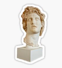 Pegatina Estatua Vaporwave Floral 420