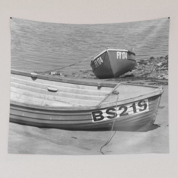 Item preview, Boats on the Conwy Estury designed and sold by lepoflex.