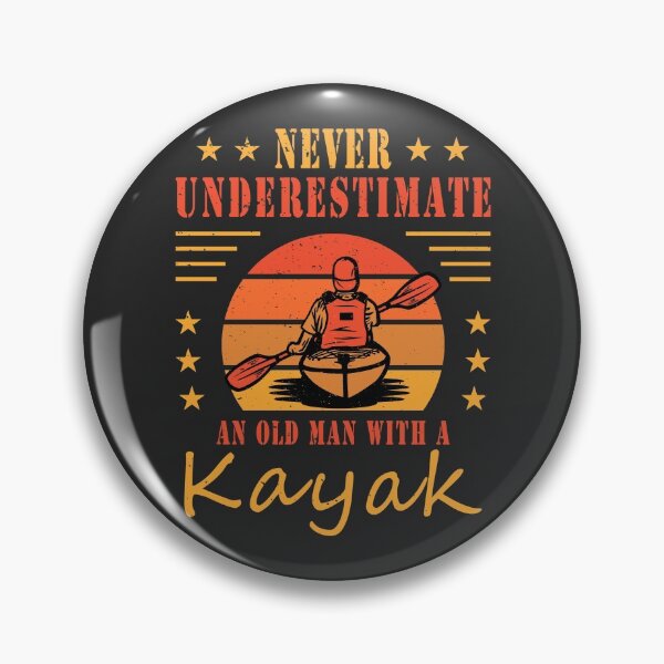 Item preview, Never Underestimate An Old Man With A Kayak Kayaking Canoeing Gifts designed and sold by grinta2021.