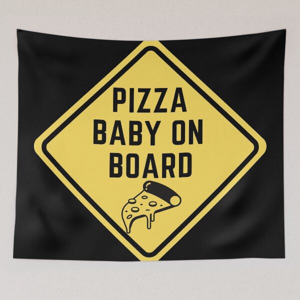 Item preview,  Pizza Baby On Board designed and sold by Kriti Rastogi.