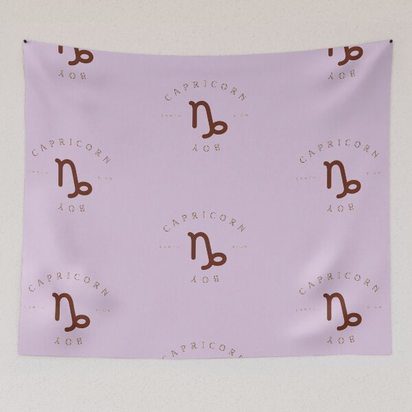 Item preview, CAPRICORN BOY / EARTH SIGN (liliac/mauve/purple/pink) designed and sold by alessialexx.