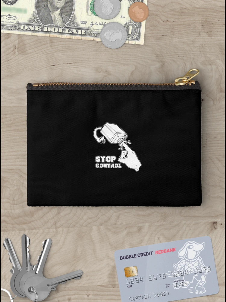 Thumbnail 3 of 4, Zipper Pouch, Stop Control designed and sold by RebelColStore.
