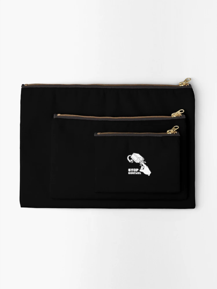 Thumbnail 2 of 4, Zipper Pouch, Stop Control designed and sold by RebelColStore.
