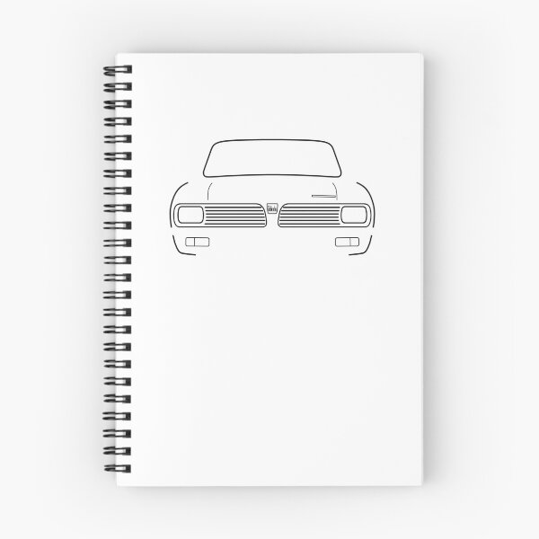 Item preview, Triumph Toledo classic 1970s British car black outline graphic designed and sold by soitwouldseem.
