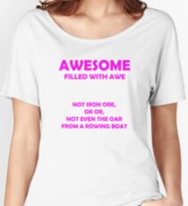Awsome - full of awe (Pink) Women's Relaxed Fit T-Shirt