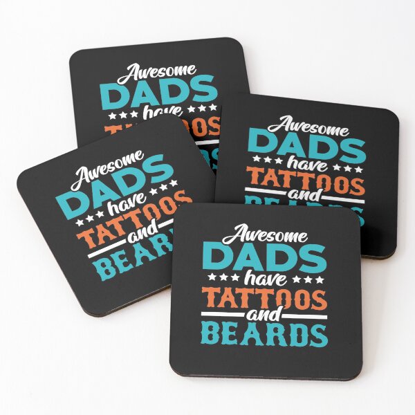 Item preview, Awesome Dads Have Tattoos And Beards designed and sold by GACreative63.