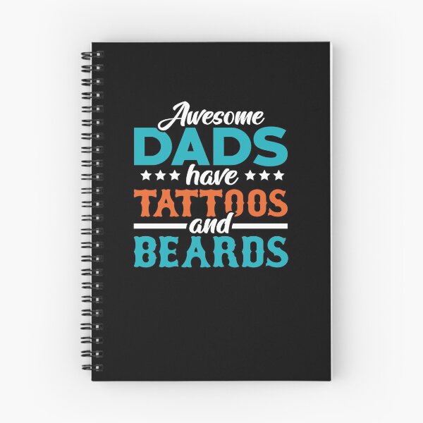 Item preview, Awesome Dads Have Tattoos And Beards designed and sold by GACreative63.