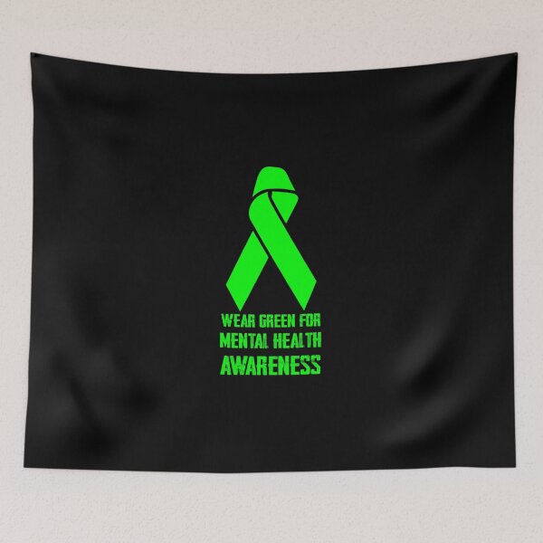 Item preview, Wear Green for Mental Health Awareness designed and sold by DynastyArt.