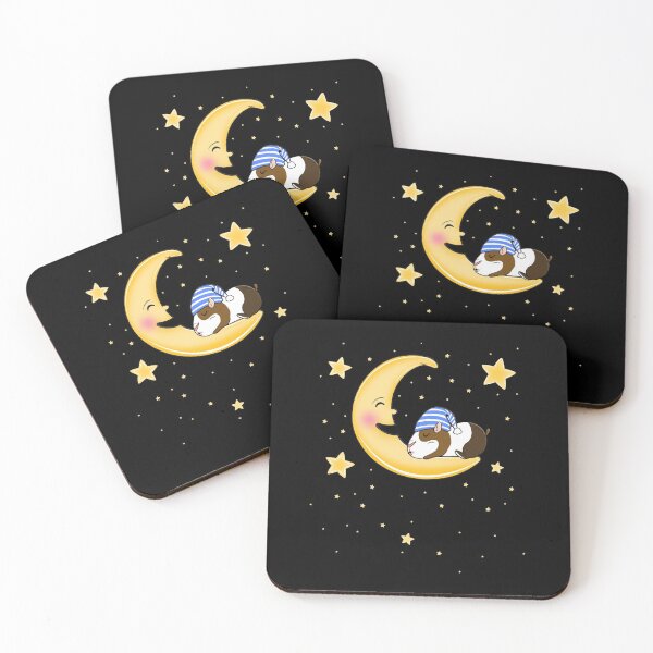 Item preview, A Guinea Pig Sleeping On The Moon More Stars designed and sold by Paulina Vanlife.