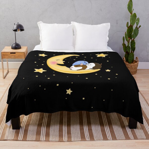 Item preview, A Guinea Pig Sleeping On The Moon More Stars designed and sold by Paulina Vanlife.