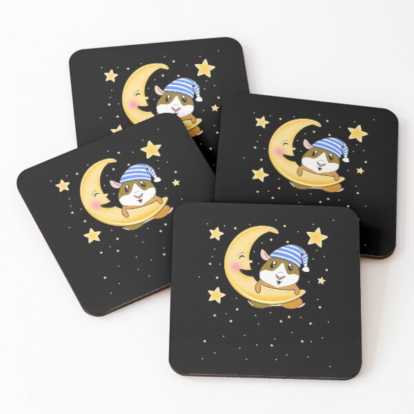 Item preview, A Guinea Pig Hanging On The Moon More Stars designed and sold by Paulina Vanlife.